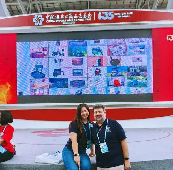 Espinoza Trading team at the Canton Fair